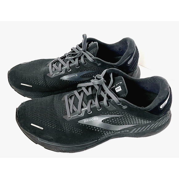 Brooks Womens Adrenaline Gts 22 Black Running Shoes Size 14 Wide Comfort Support - Picture 1 of 9